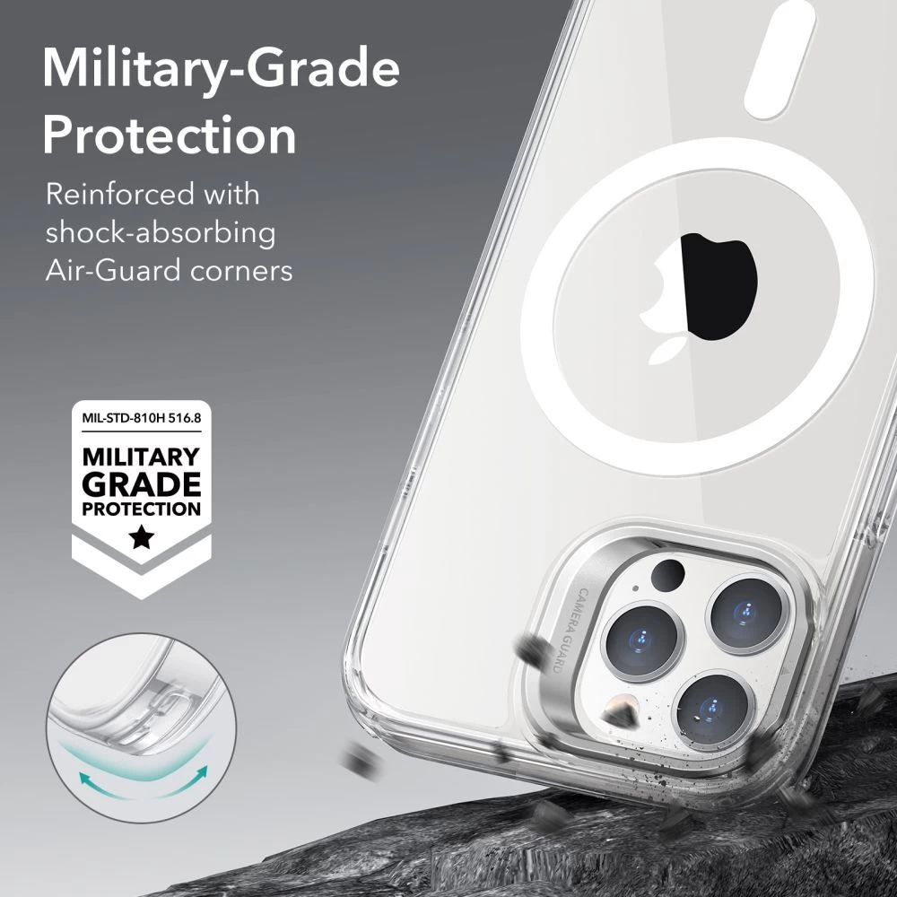 Apple iPhone 14 Pro Max dėklas skaidrus ESR CLASSIC KICKSTAND HALOLOCK MAGSAFE