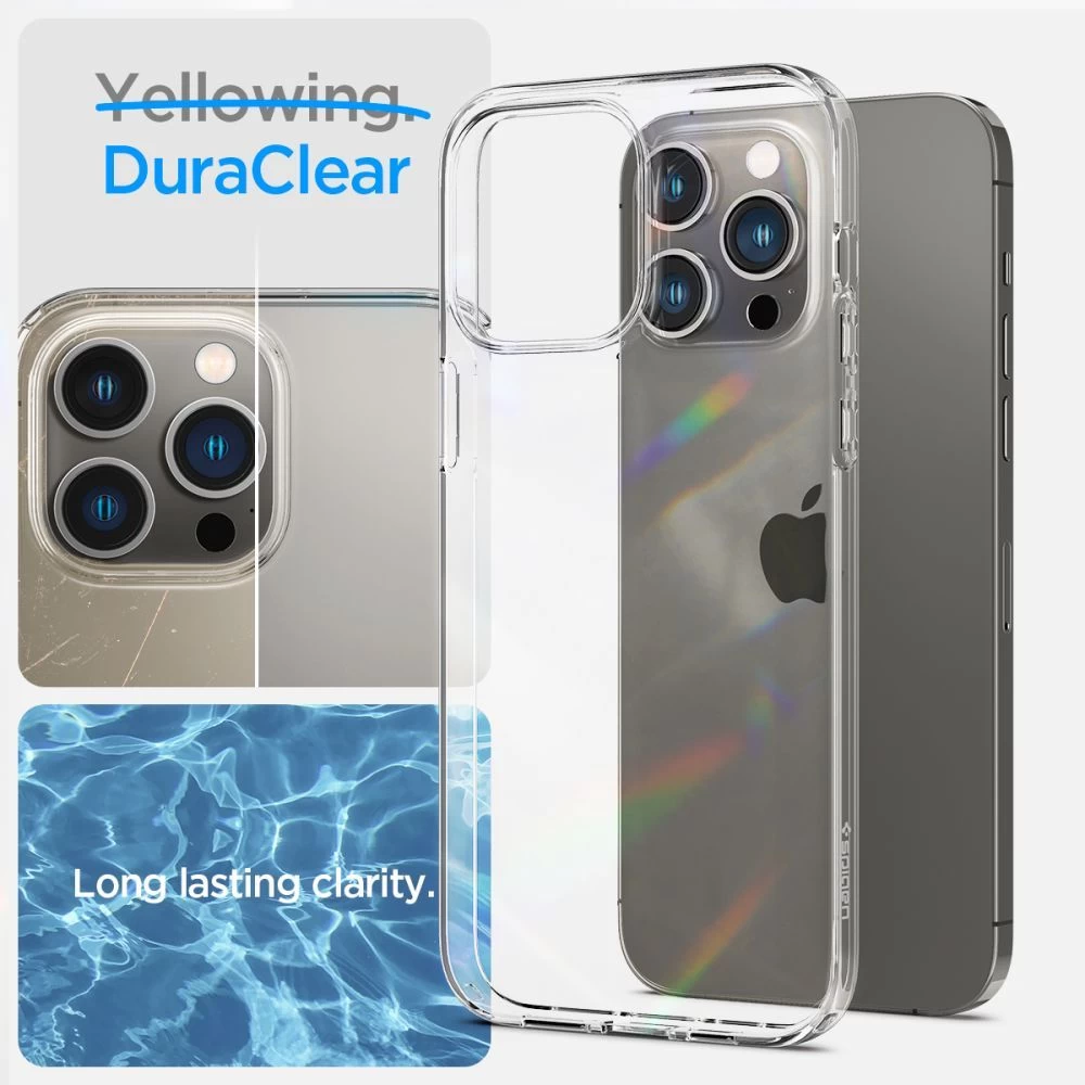 Apple iPhone 14 Pro Max dėklas skaidrus SPIGEN CRYSTAL PACK