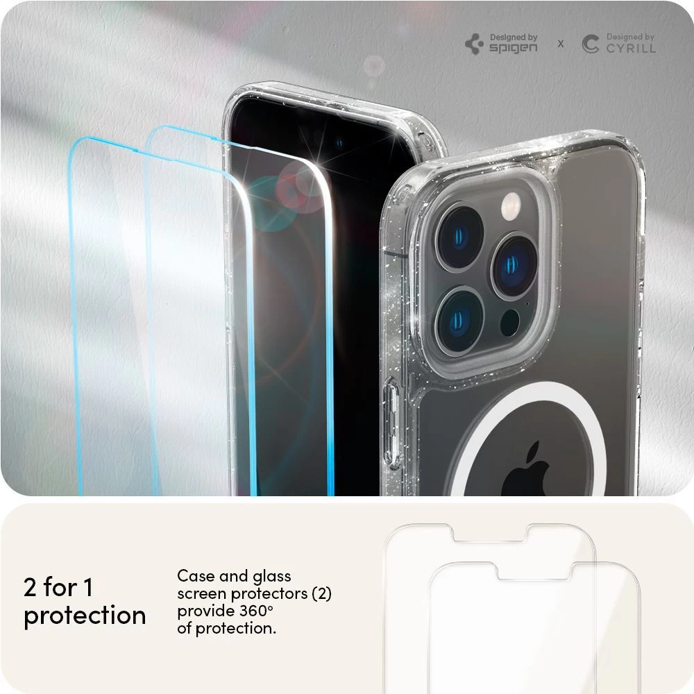 Apple iPhone 14 Pro Max skal transparent SPIGEN CYRILL SHINE MAG MAGSAFE