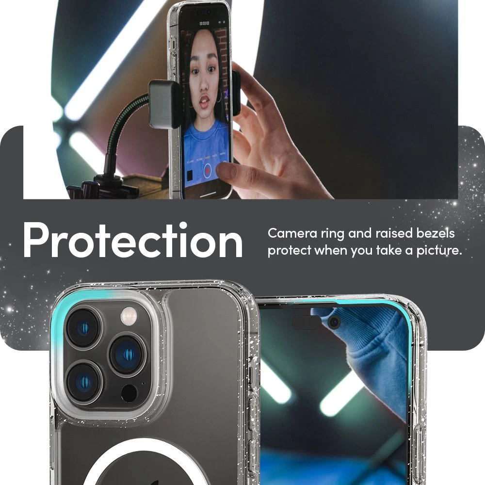 Apple iPhone 14 Pro Max skal transparent SPIGEN CYRILL SHINE MAG MAGSAFE