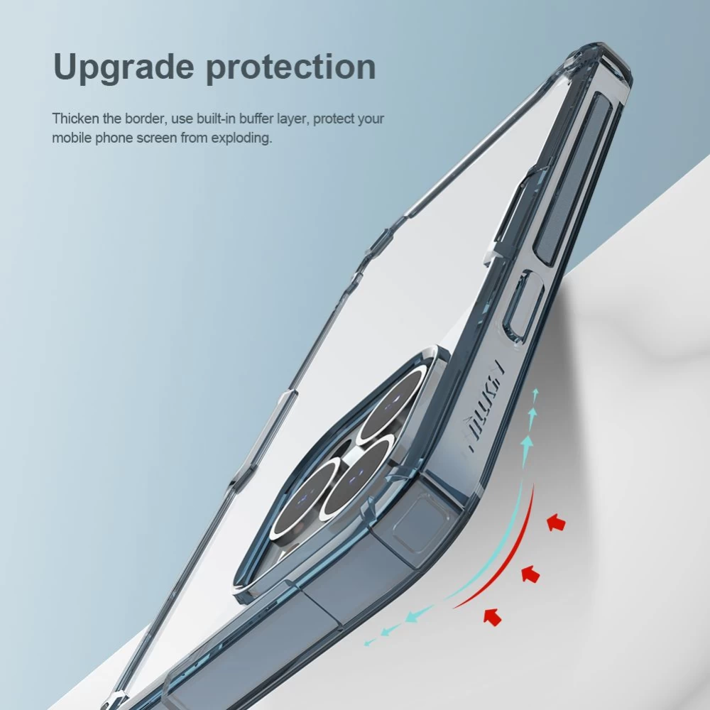 Apple iPhone 14 Pro Max dėklas skaidrus Nillkin TPU