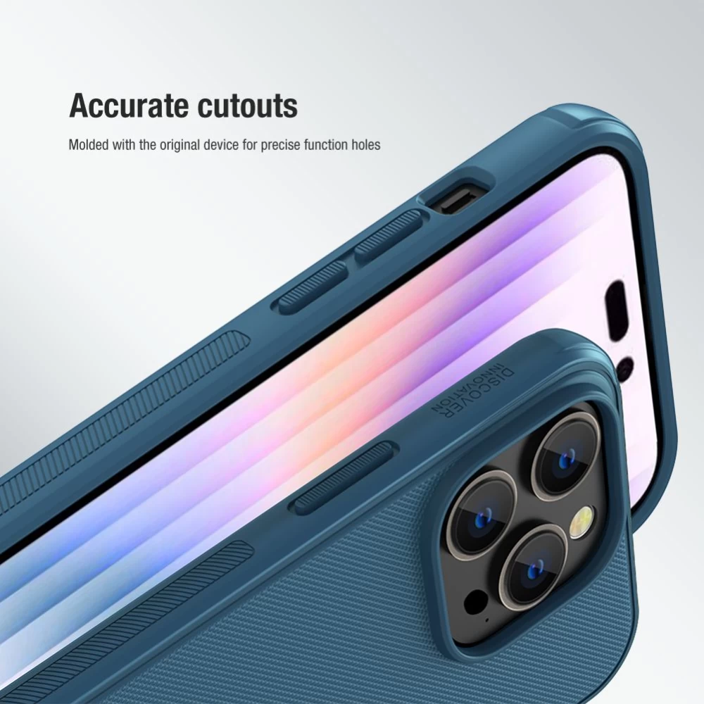 Apple iPhone 14 Pro Max dėklas Juoda Nillkin Super Frosted Shield Magnetic