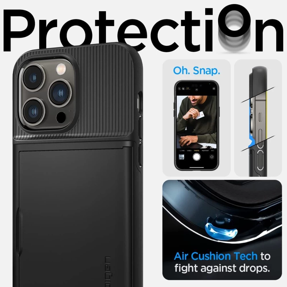Apple iPhone 14 Pro Max skal svart SPIGEN SLIM ARMOR CS