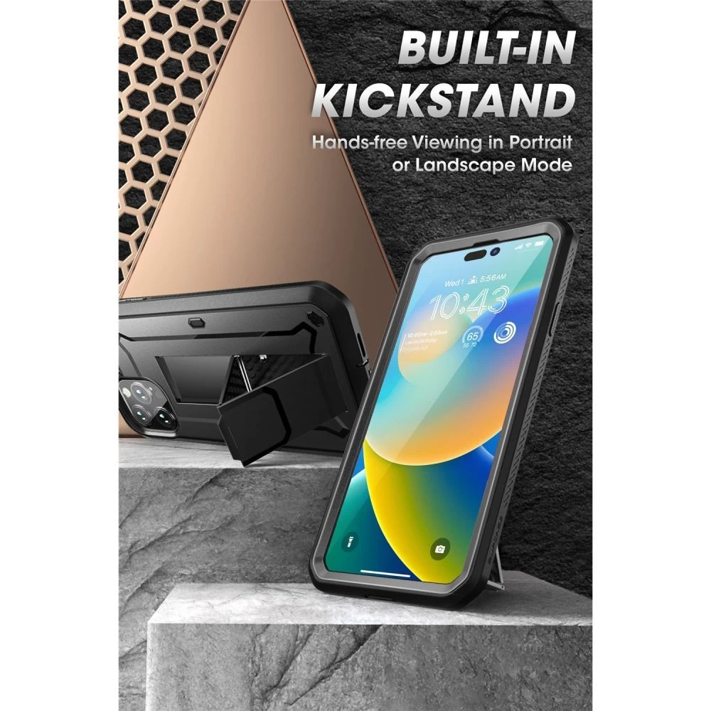 Apple iPhone 14 Pro Max dėklas Juoda SUPCASE UNICORN BEETLE PRO