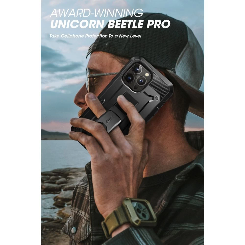 Apple iPhone 14 Pro Max dėklas Juoda SUPCASE UNICORN BEETLE PRO