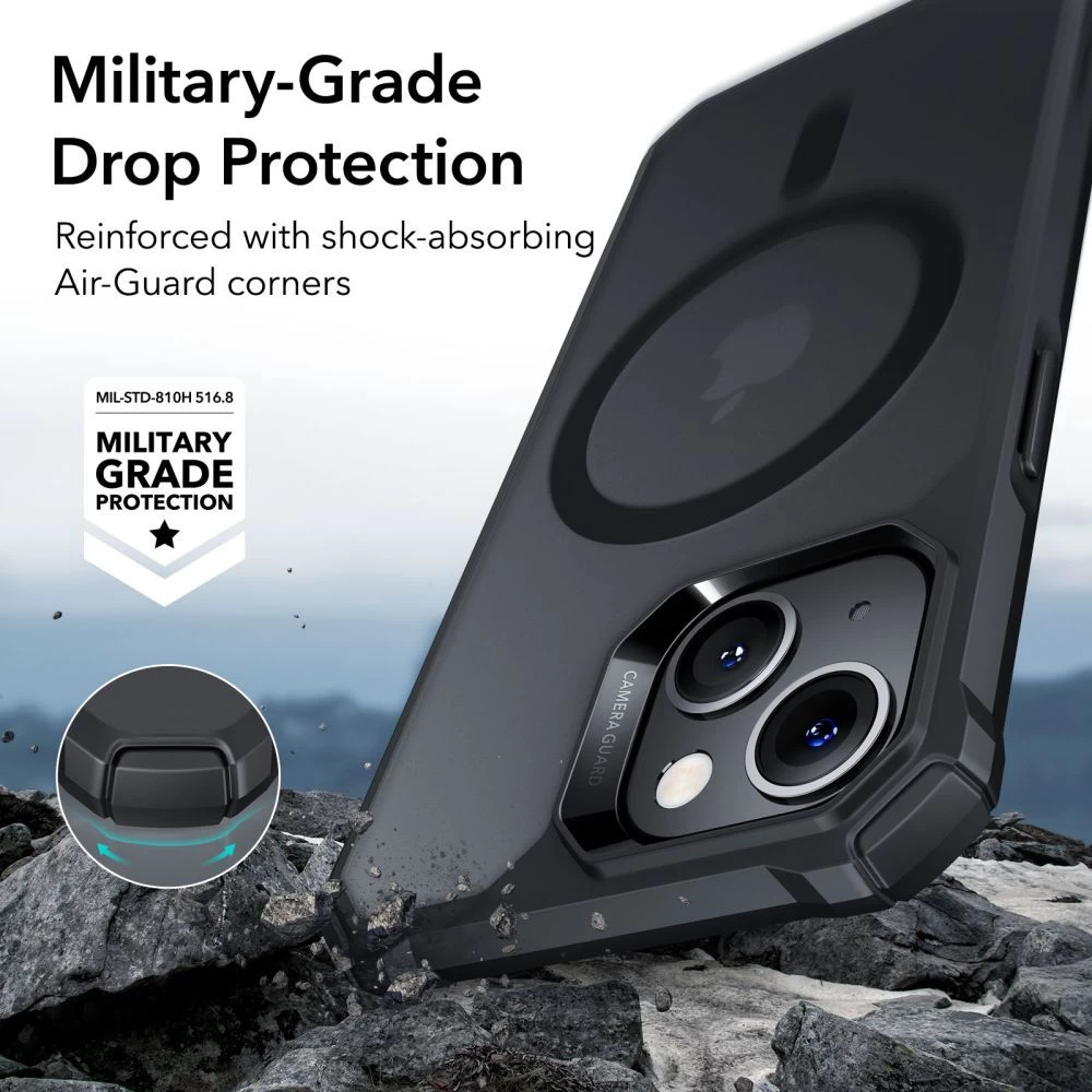 Apple iPhone 14 Pro Max dėklas Juoda ESR AIR ARMOR HALOLOCK MAGSAFE