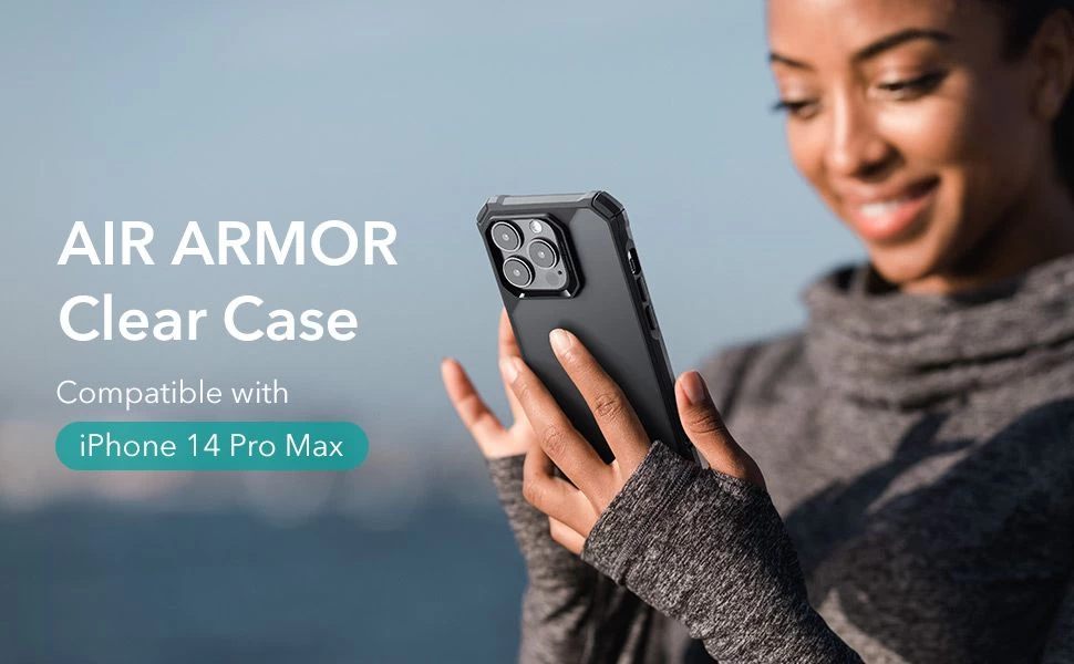 Apple iPhone 14 Pro Max dėklas Juoda ESR AIR ARMOR