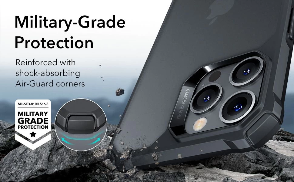 Apple iPhone 14 Pro Max dėklas Juoda ESR AIR ARMOR