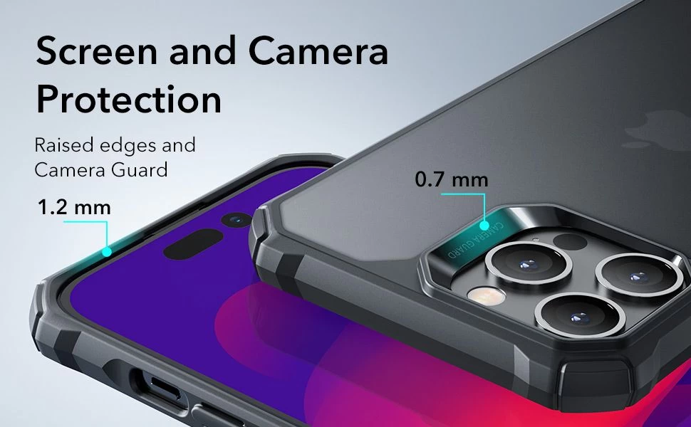 Apple iPhone 14 Pro Max dėklas Juoda ESR AIR ARMOR
