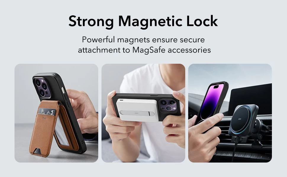 Apple iPhone 14 Pro Max dėklas Juoda ESR CLASSIC HYBRID HALOLOCK MAGSAFE