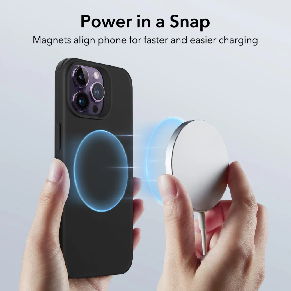 Apple iPhone 14 Pro Max dėklas Juoda ESR CLASSIC HYBRID HALOLOCK MAGSAFE