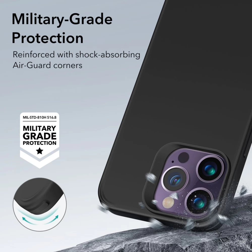 Apple iPhone 14 Pro Max dėklas Juoda ESR CLASSIC HYBRID HALOLOCK MAGSAFE