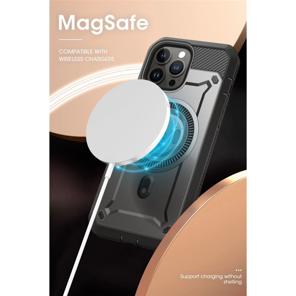 Apple iPhone 14 Pro Max dėklas Juoda SUPCASE UB PRO MAG MAGSAFE