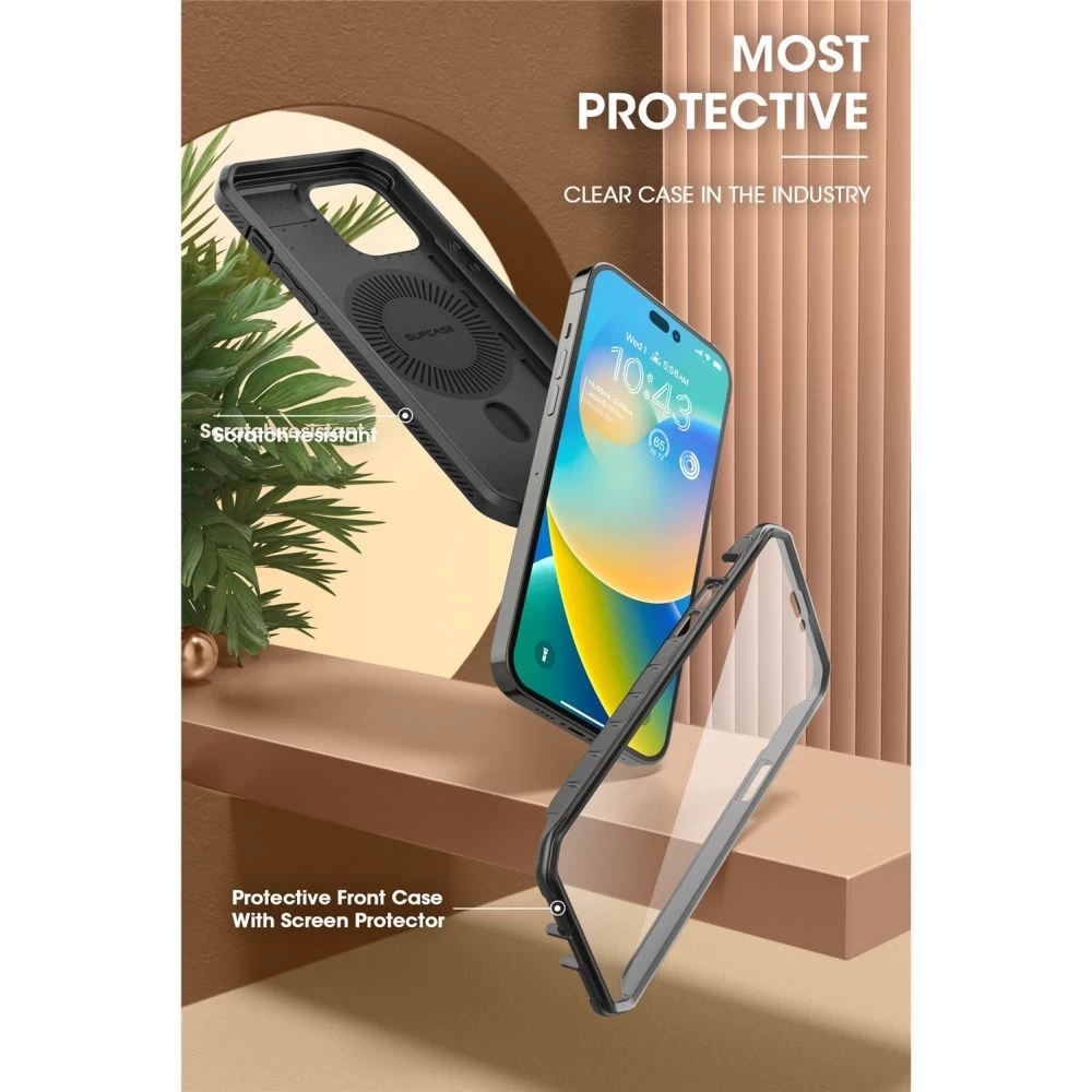Apple iPhone 14 Pro Max dėklas Juoda SUPCASE UB PRO MAG MAGSAFE