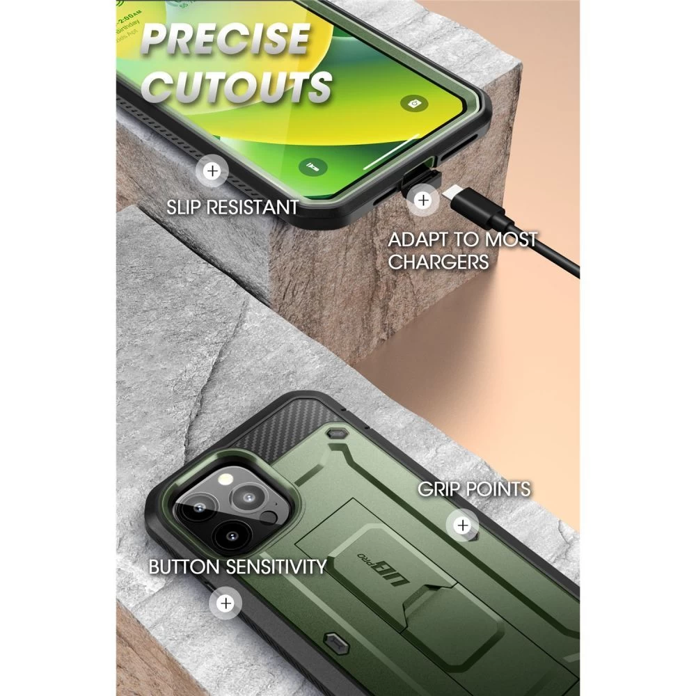 Apple iPhone 14 Pro Max dėklas žalia SUPCASE UNICORN BEETLE PRO