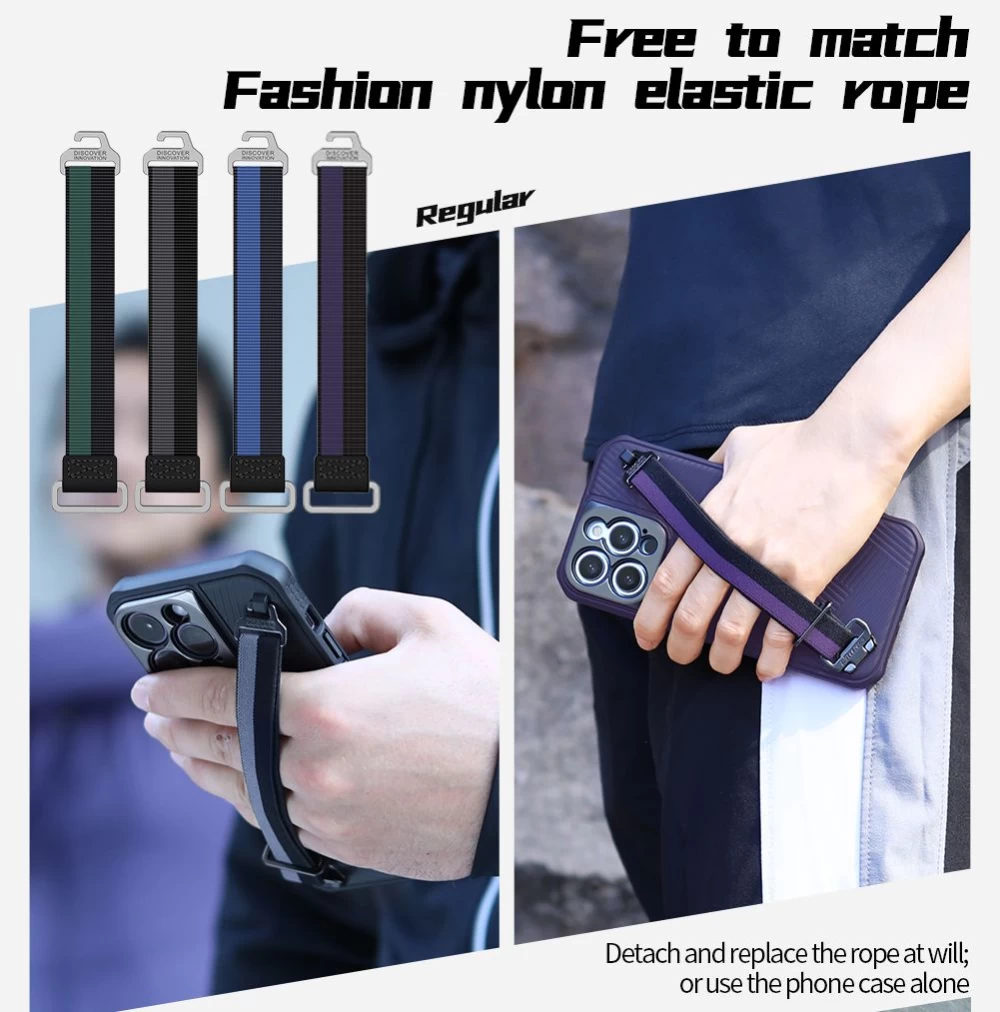 Apple iPhone 14 Pro Max dėklas žalia Nillkin Strap Magnetic