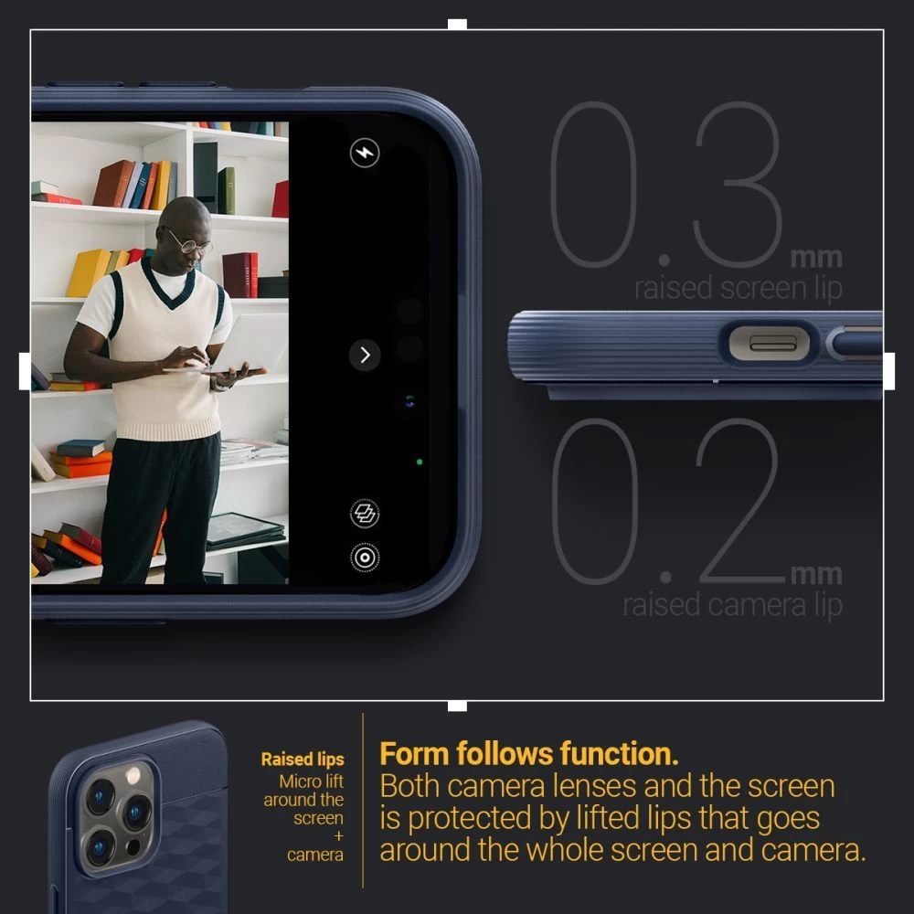 Apple iPhone 14 Pro Max dėklas mėlyna CASEOLOGY Parallax Mag Magsafe