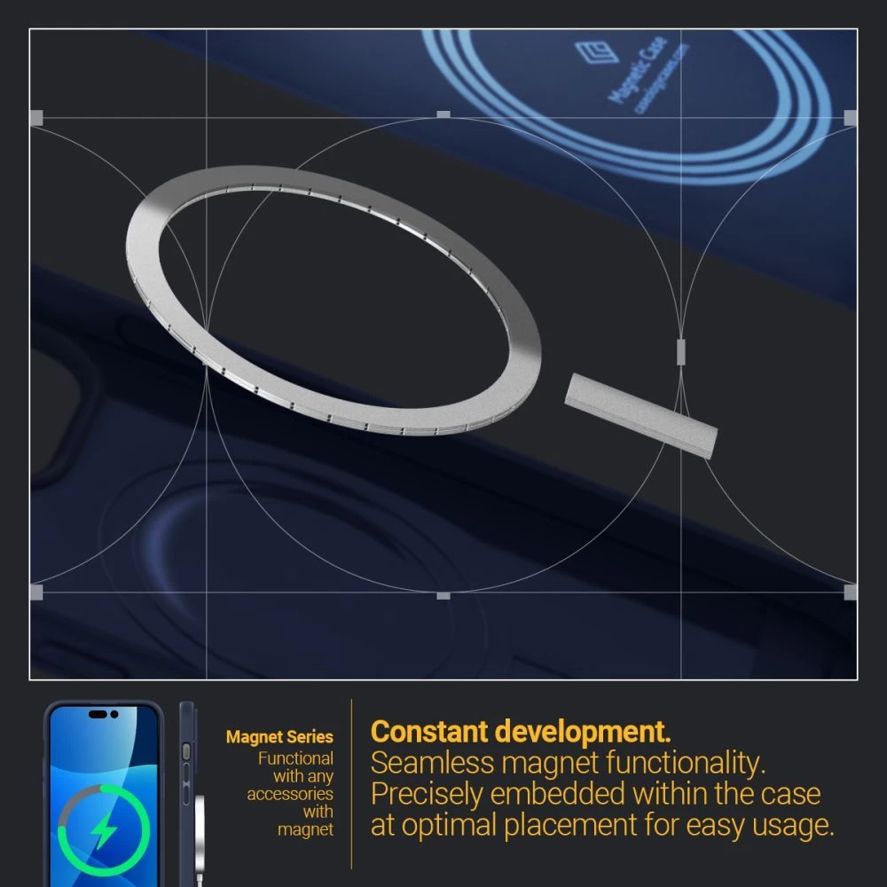 Apple iPhone 14 Pro Max dėklas mėlyna CASEOLOGY Parallax Mag Magsafe