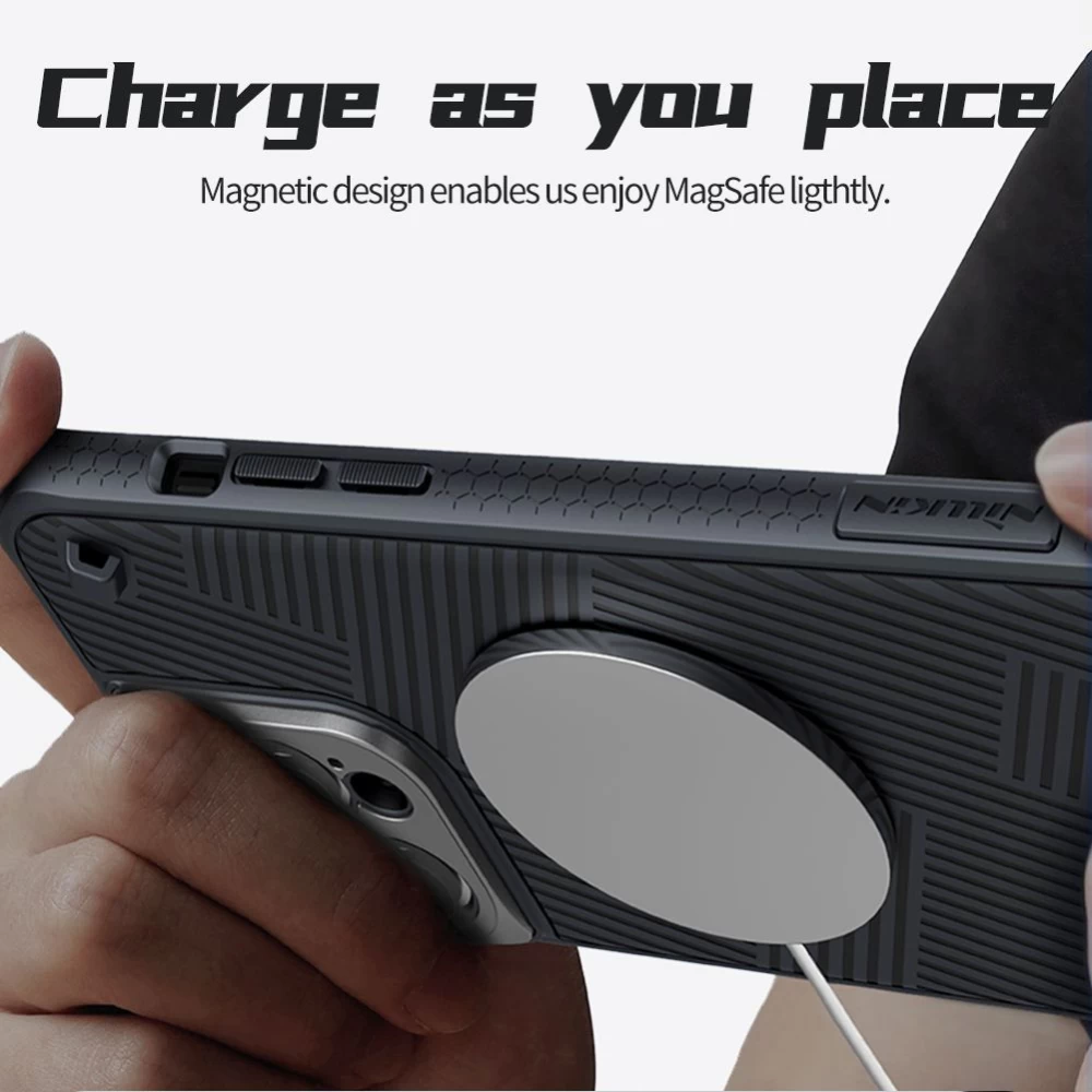 Apple iPhone 14 Pro Max dėklas mėlyna Nillkin Strap Magnetic