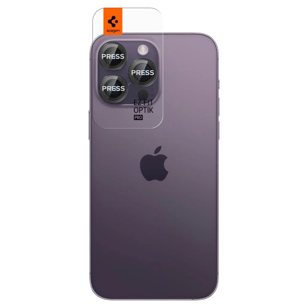 Apple iPhone 14 Pro Max aizsargstikls  SPIGEN OPTIK.TR EZ FIT CAMERA PROTECTOR (2-pack)