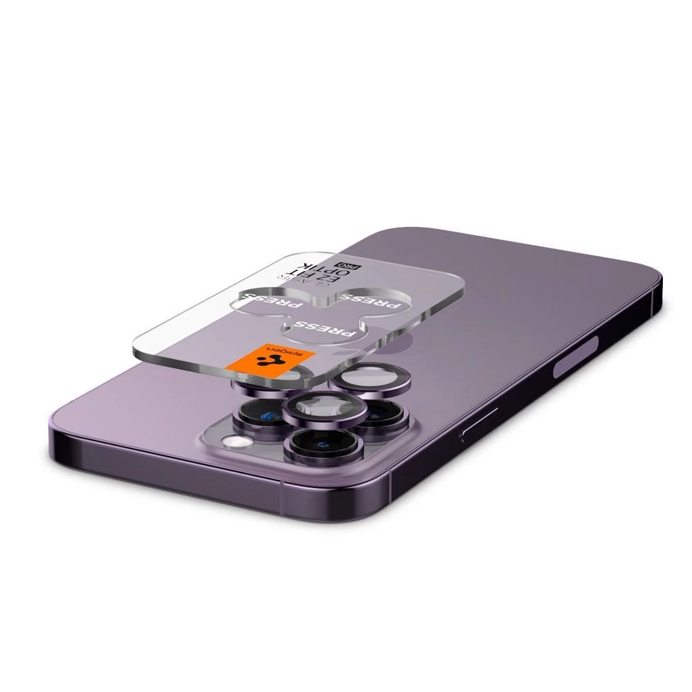 Apple iPhone 14 Pro Max aizsargstikls  SPIGEN OPTIK.TR EZ FIT CAMERA PROTECTOR (2-pack)