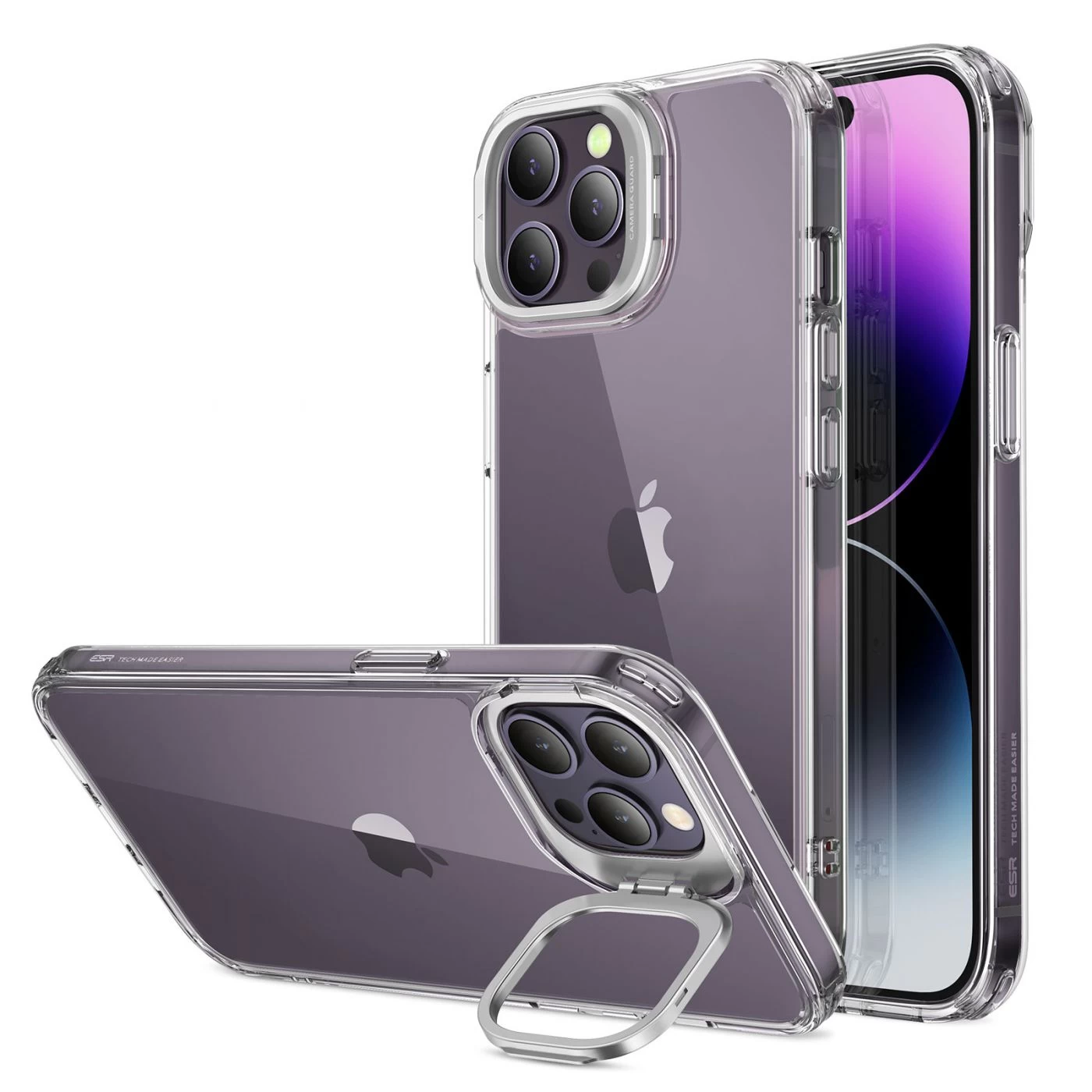 Apple iPhone 14 Pro Max dėklas skaidrus ESR CLASSIC KICKSTAND