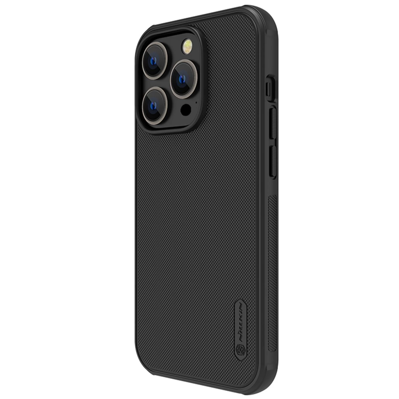 Apple iPhone 14 Pro Max dėklas Juoda Nillkin Super Frosted Shield Magnetic