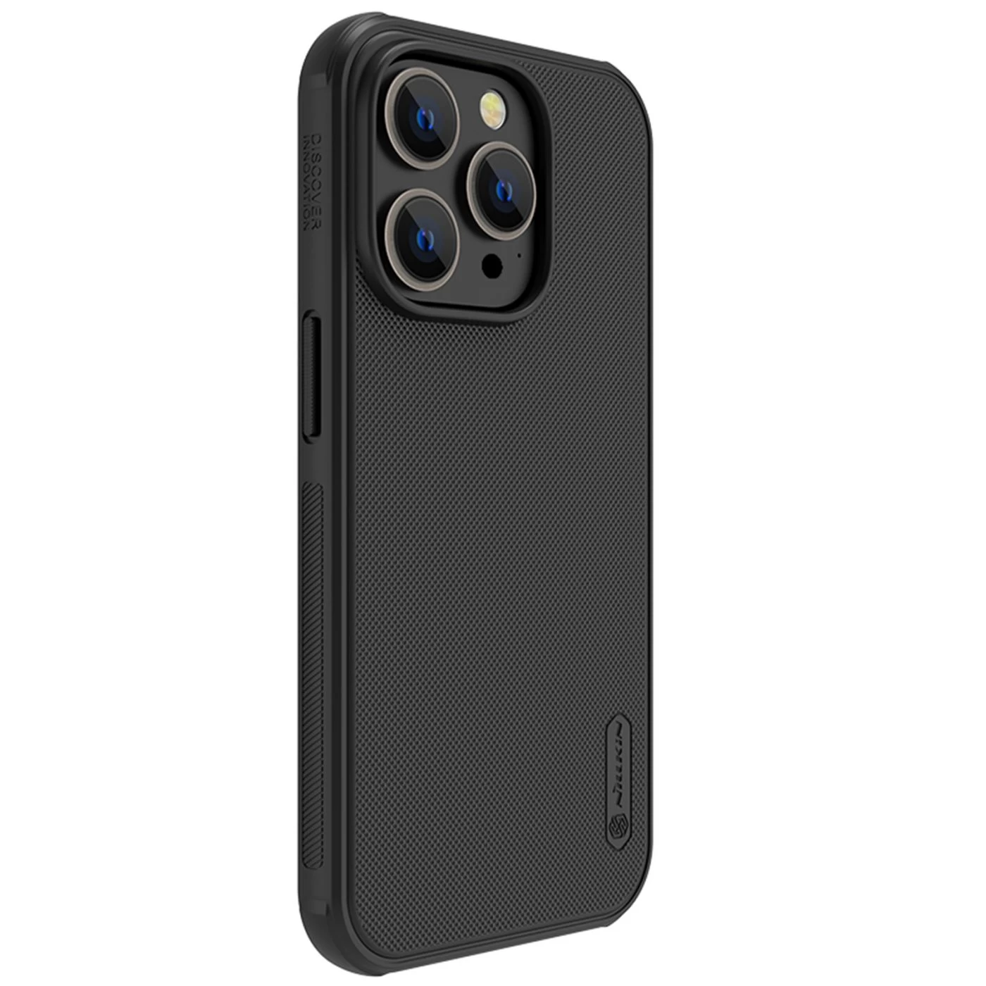Apple iPhone 14 Pro Max dėklas Juoda Nillkin Super Frosted Shield Magnetic