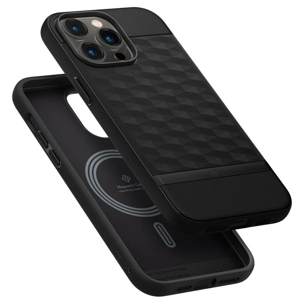 Apple iPhone 14 Pro Max dėklas Juoda CASEOLOGY Parallax Mag Magsafe