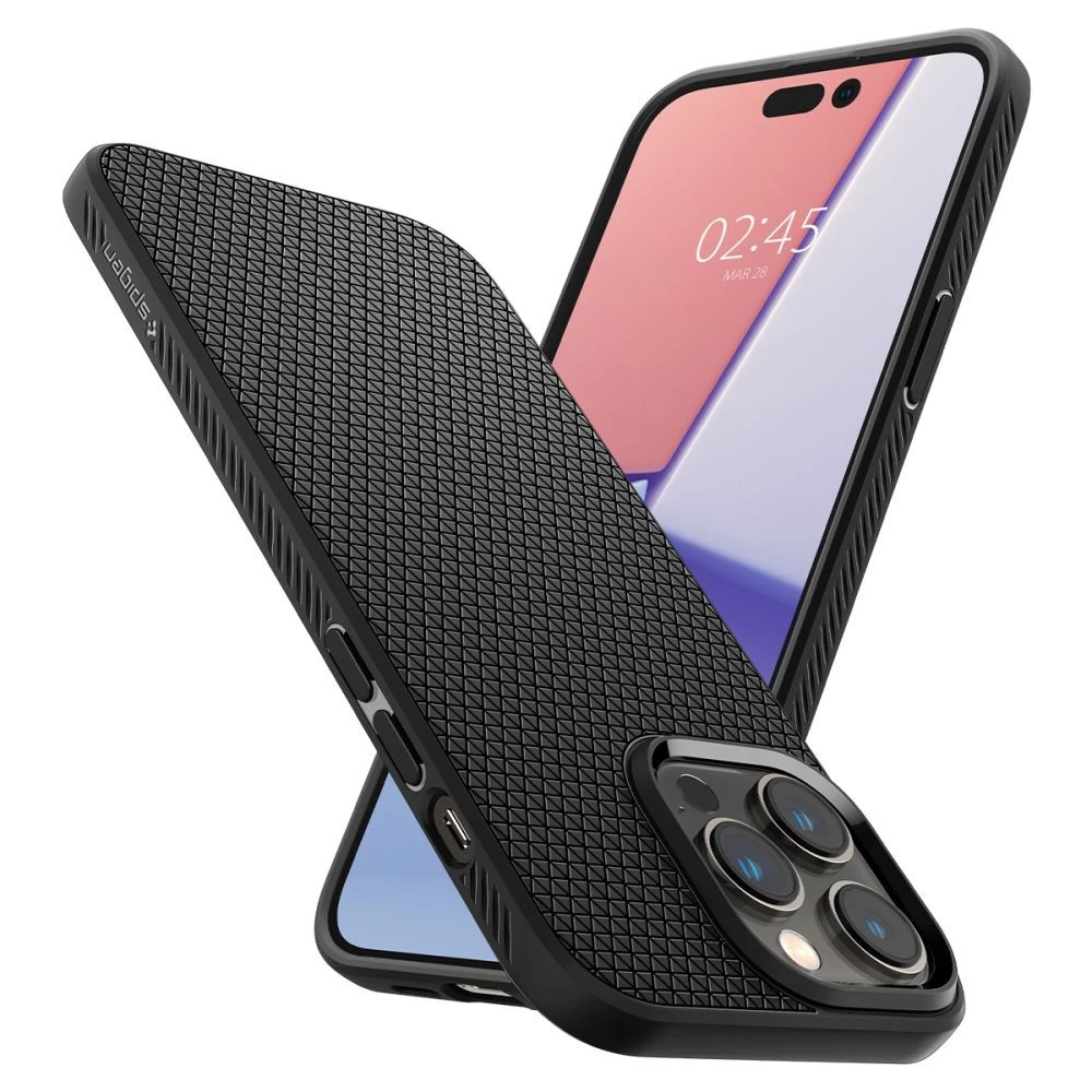 Apple iPhone 14 Pro Max dėklas Juoda SPIGEN LIQUID AIR