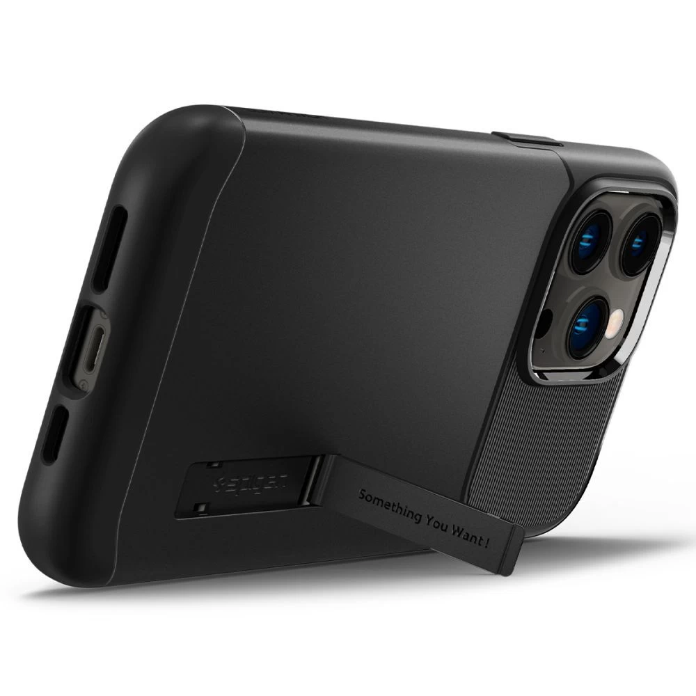 Apple iPhone 14 Pro Max dėklas Juoda SPIGEN SLIM ARMOR