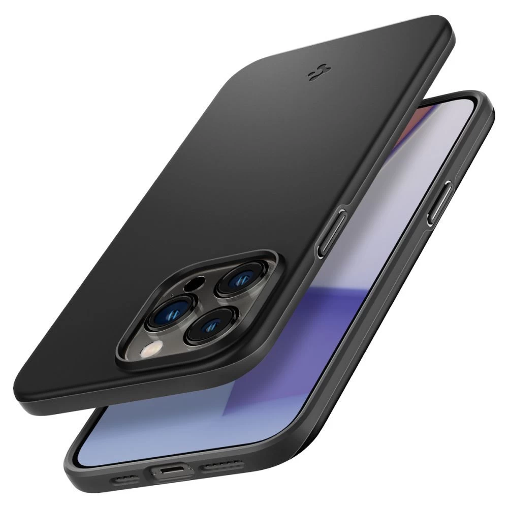 Apple iPhone 14 Pro Max dėklas Juoda SPIGEN THIN FIT