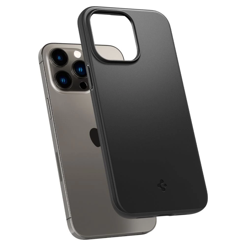 Apple iPhone 14 Pro Max dėklas Juoda SPIGEN THIN FIT