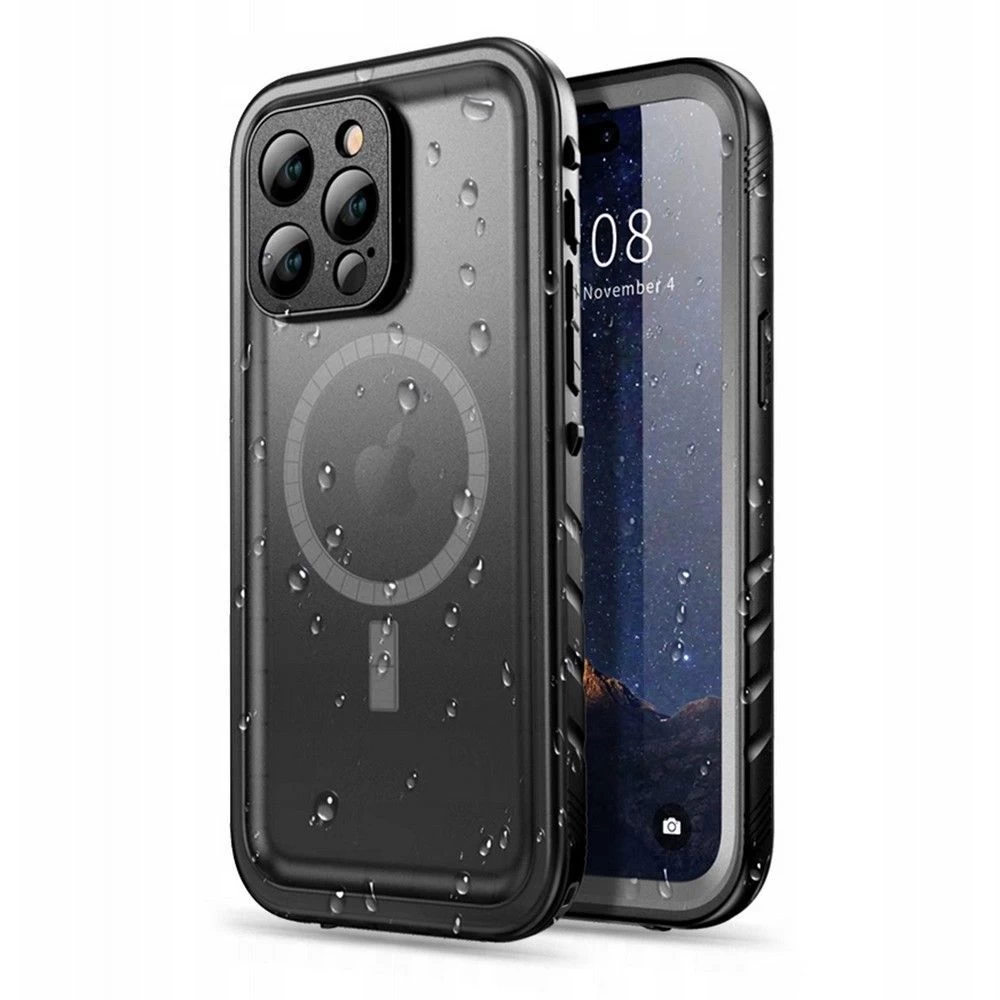 Apple iPhone 14 Pro Max dėklas Juoda TECH-PROTECT SHELLBOX MAGSAFE IP68