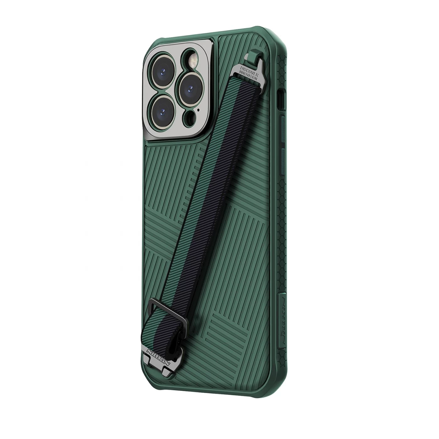 Apple iPhone 14 Pro Max dėklas žalia Nillkin Strap Magnetic