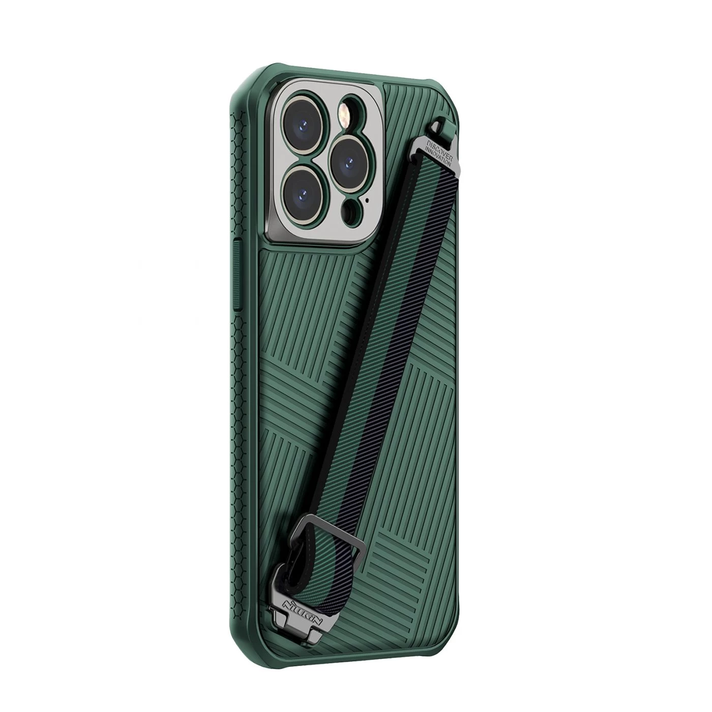 Apple iPhone 14 Pro Max dėklas žalia Nillkin Strap Magnetic