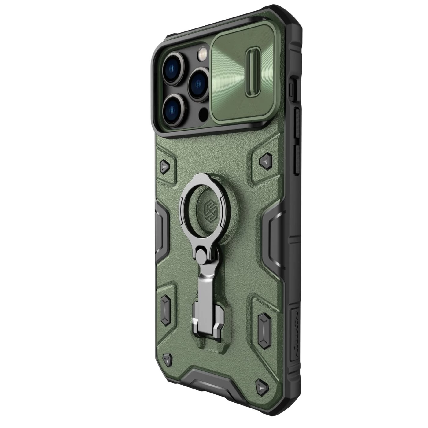 Apple iPhone 14 Pro Max dėklas žalia Nillkin CamShield Armor