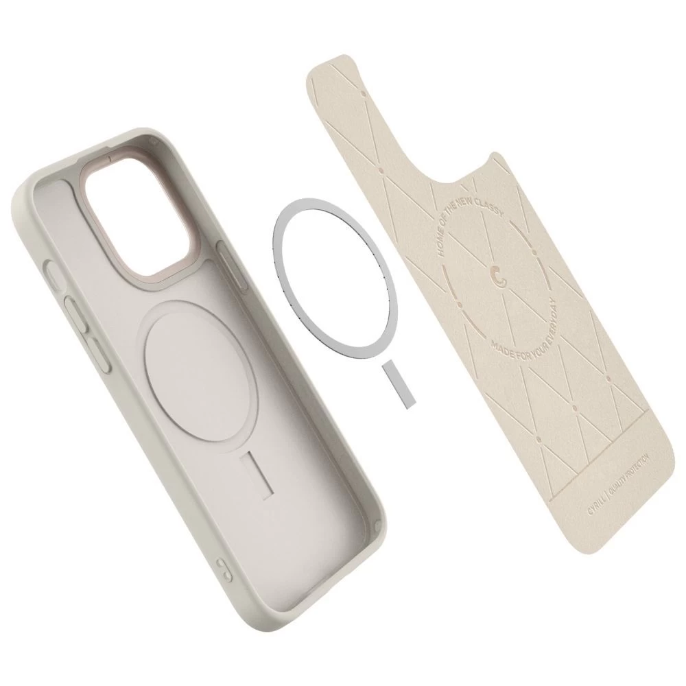 Apple iPhone 14 Pro Max dėklas baltas SPIGEN CYRILL KAJUK MAG MAGSAFE