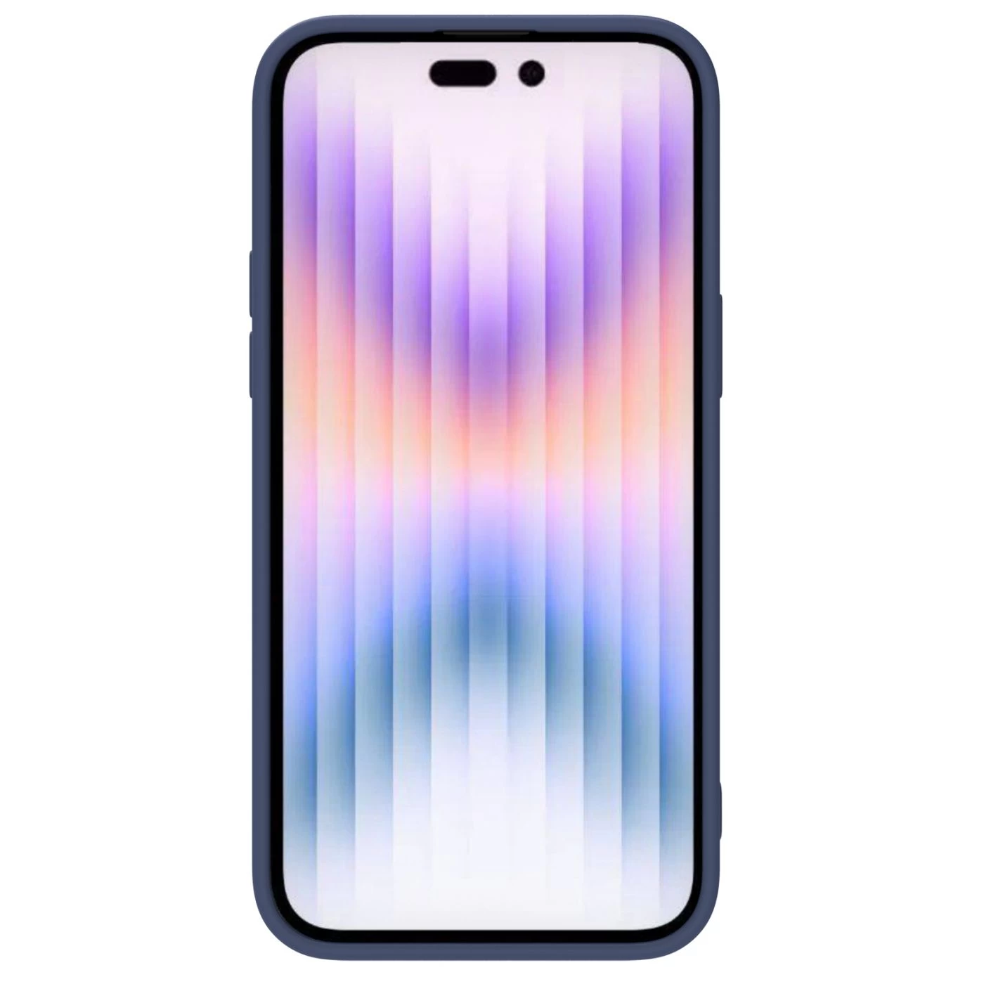 Apple iPhone 14 Pro Max dėklas mėlyna Nillkin CamShield Silky Silicon