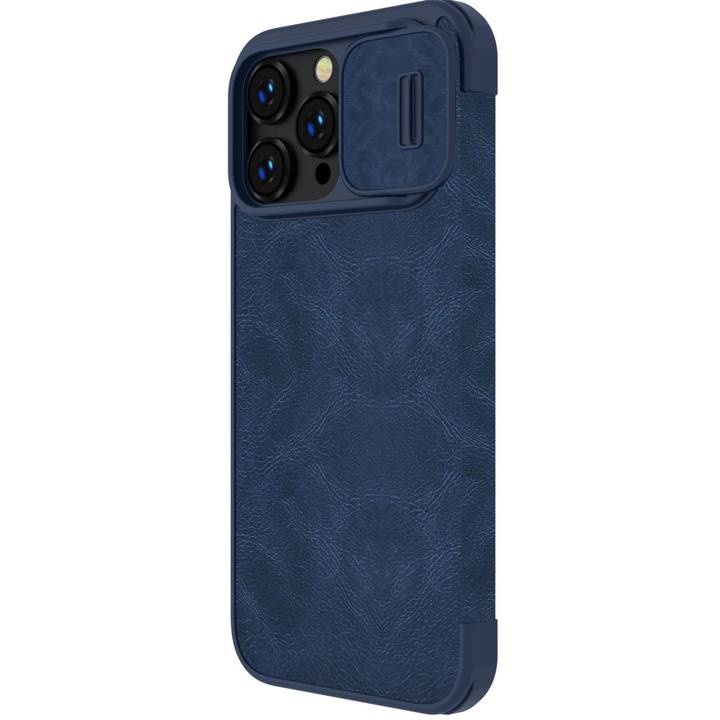 Apple iPhone 14 Pro Max dėklas mėlyna Nillkin Qin Leather