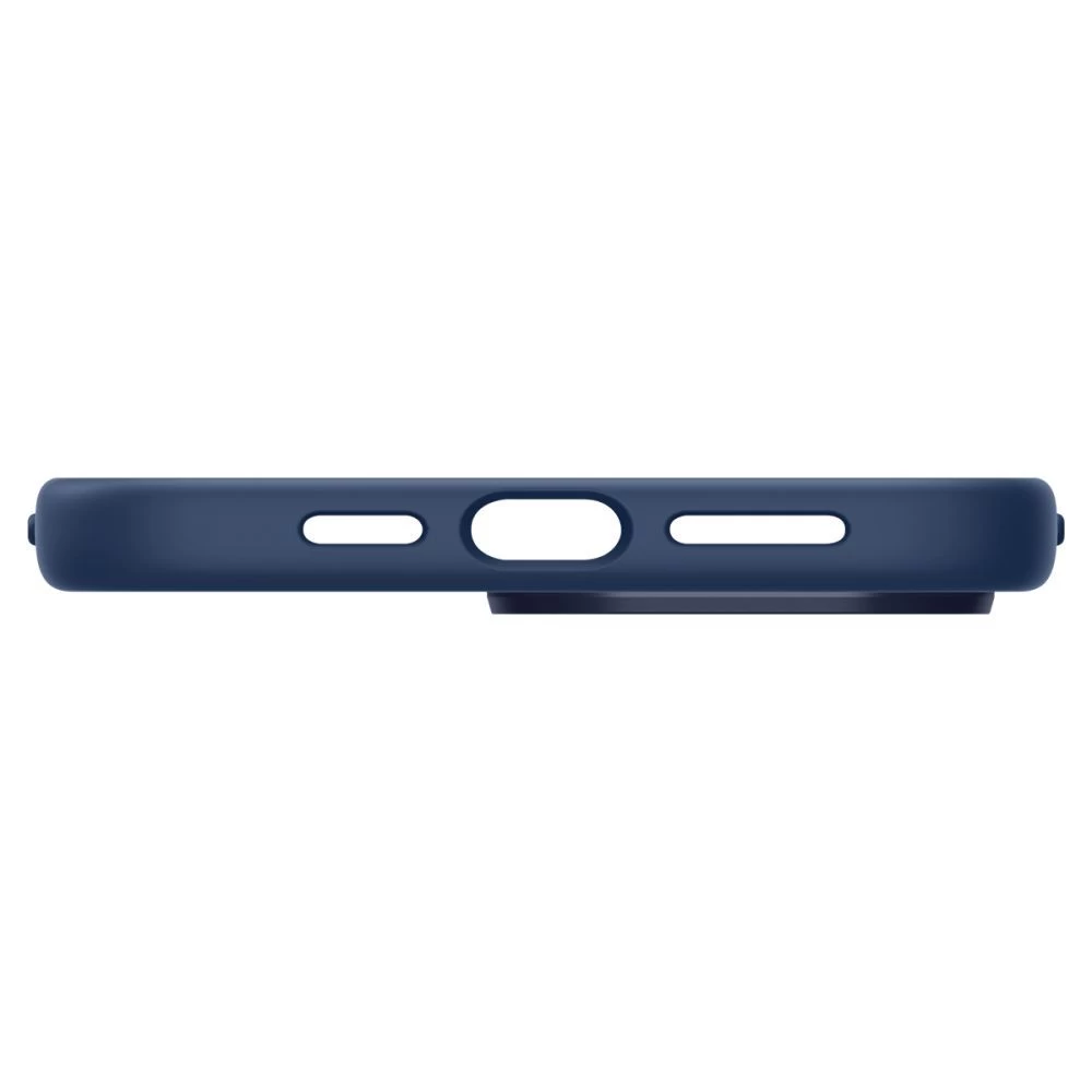 Apple iPhone 14 Pro Max dėklas mėlyna SPIGEN SILICONE FIT MAG MAGSAFE