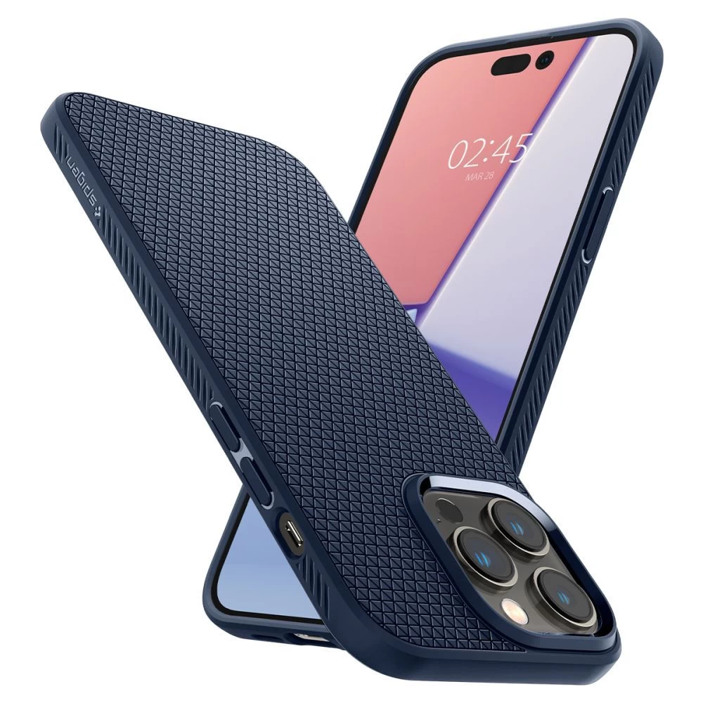 Apple iPhone 14 Pro Max dėklas mėlyna SPIGEN LIQUID AIR