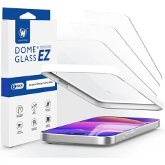 iPhone iPhone 14 Pro Max aizsargstikls WHITESTONE EZ GLASS Apple iPhone 14 Pro Max (3-pack)