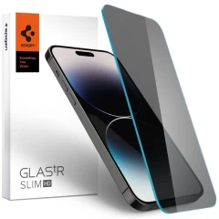 iPhone iPhone 14 Pro Max aizsargstikls SPIGEN GLAS.TR SLIM PRIVACY Apple iPhone 14 Pro Max