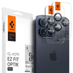 iPhone iPhone 14 Pro Max aizsargstikls SPIGEN OPTIK.TR ”EZ FIT” CAMERA PROTECTOR 2-PACK Apple iPhone 14 Pro Max