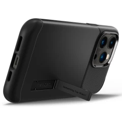 Apple iPhone 14 Pro Max dėklas Juoda SPIGEN SLIM ARMOR