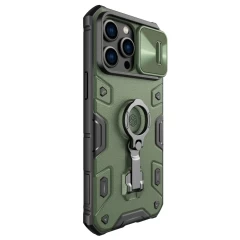Apple iPhone 14 Pro Max skal grön Nillkin CamShield Armor Magnetic