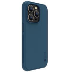 Apple iPhone 14 Pro Max dėklas mėlyna Nillkin Super Frosted Shield Magnetic