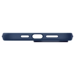 Apple iPhone 14 Pro Max чехол синий SPIGEN SILICONE FIT MAG MAGSAFE