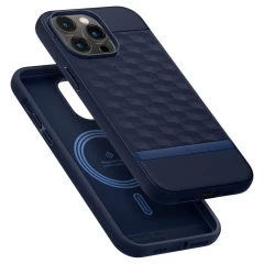 Apple iPhone 14 Pro Max чехол синий CASEOLOGY Parallax Mag Magsafe